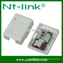 Cat.5e stp RJ45 surface jack single port